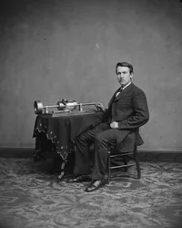 Thomas Edison, um 1877-8